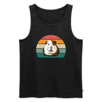 Guinea pig guinea pig mom guinea pig - Men's Premium Organic Tank Top - black - Front - AI Model Male 178 light (178cm)