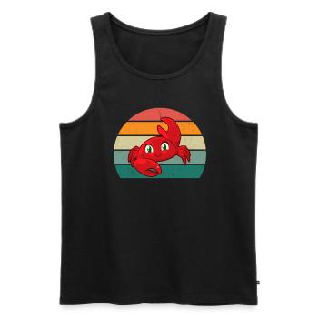 Krebse Krebsschere Meerestier Schalentier Krabbe - Männer Premium Bio Tank Top - Schwarz - Vorne - AI Model Male 178 light (178cm)