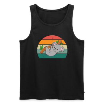 Koalas Koala Bear Australia Marsupial Pouch Koala - Men's Premium Organic Tank Top - black - Front - Michal (187cm)