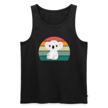 Koalas Koala Bear Australia Marsupial Bag Koala - Men's Premium Organic Tank Top - black - Front - Michal (187cm)
