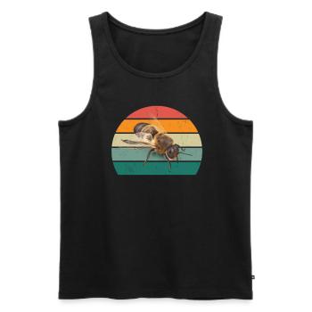 Insekt Krabbeln Fliegen Flügel Ameisen Insekten - Männer Premium Bio Tank Top - Schwarz - Vorne - Michal (187cm)