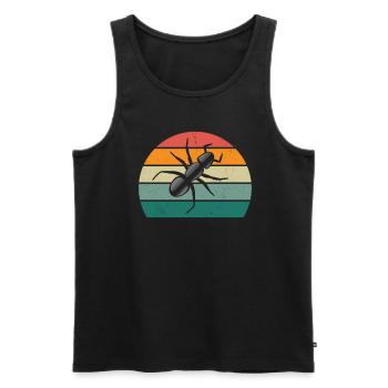 Insekt Krabbeln Fliegen Flügel Ameisen Insekten - Männer Premium Bio Tank Top - Schwarz - Vorne - AI Model Male 178 light (178cm)