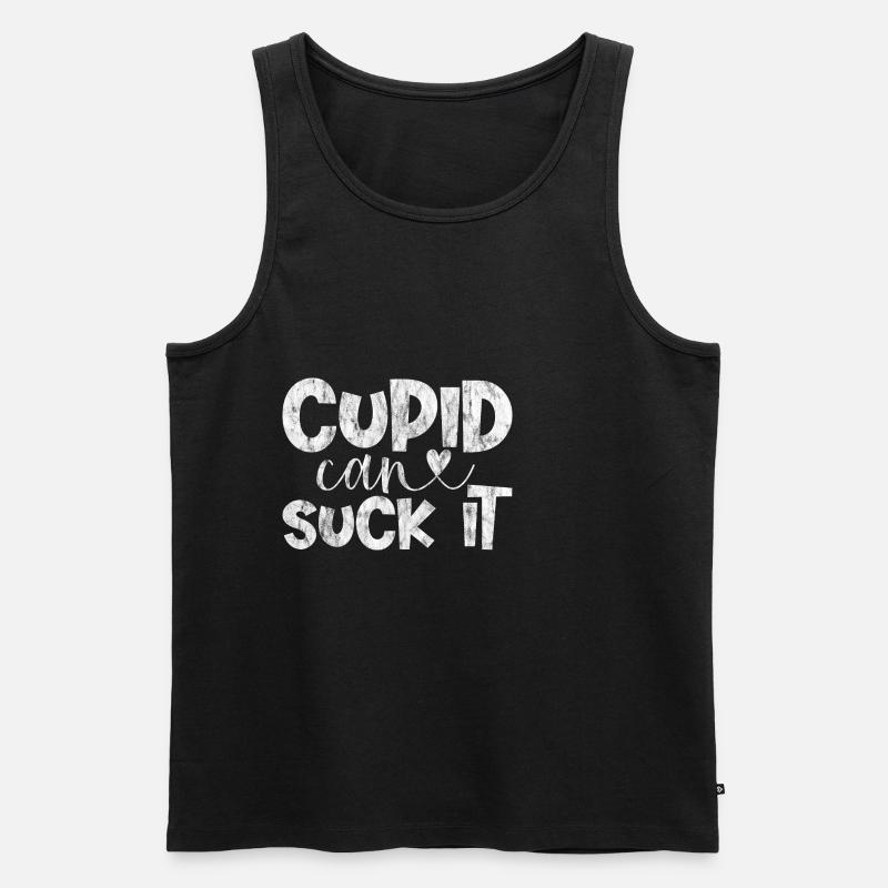 Cupid Can Suck It 3 - Männer Premium Bio Tank Top - Schwarz