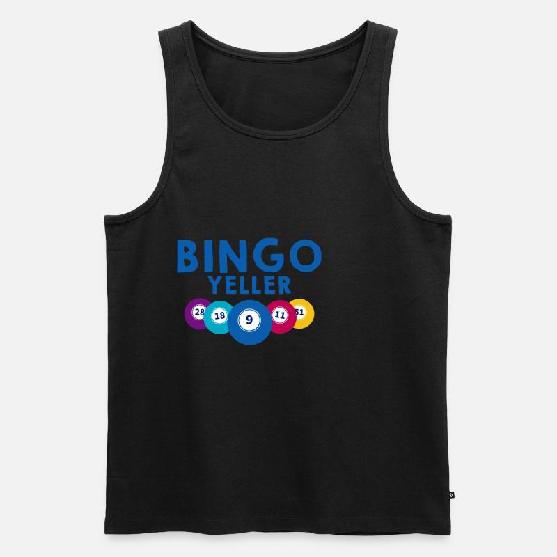 Bingo Yeller 2 - Männer Premium Bio Tank Top - Schwarz