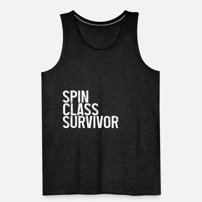 Spin Class Survivor 3 Männer Premium Bio Tank Top