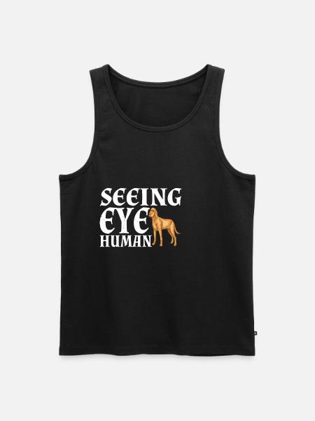 Seeing Eye Human 30 - Männer Premium Bio Tank Top - Schwarz