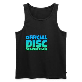 Official Disc Search Team 2 - Männer Premium Bio Tank Top - Schwarz - Vorne - Michal (187cm)