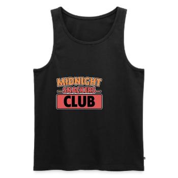 Midnight Snackers Club 2 - Männer Premium Bio Tank Top - Schwarz - Vorne - AI Model Male 178 light (178cm)