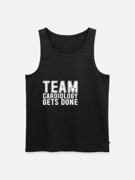 Team Cardiology Gets Done - Men's Premium Organic Tank Top - black