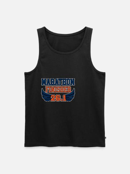 Marathon Finisher 26.2 2 - Men's Premium Organic Tank Top - black