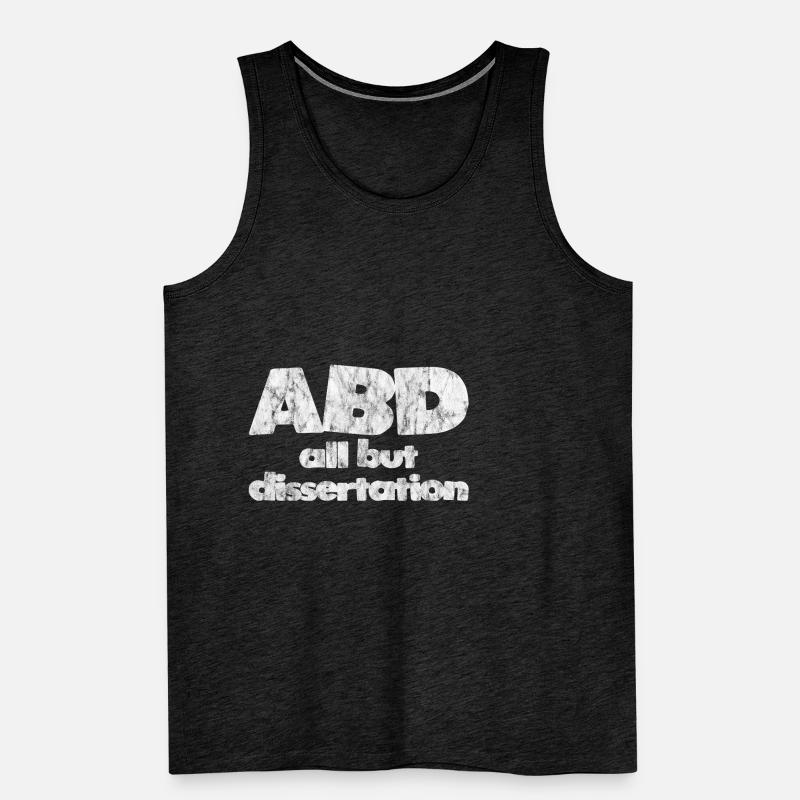 ABD All But Dissertation 3 Männer Premium Bio Tank Top