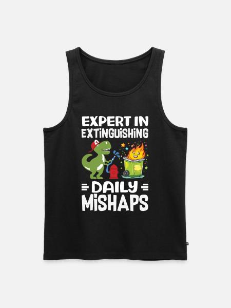 Dumpster Fire Response Team Leader - Men's Premium Organic Tank Top - black