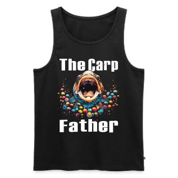 Angling Catch Fish carp fish Karpfen - Männer Premium Bio Tank Top - Schwarz - Vorne - Michal (187cm)