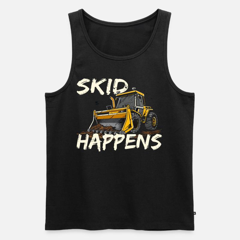 Skid steer loader enthusiasts - Men's Premium Organic Tank Top - black