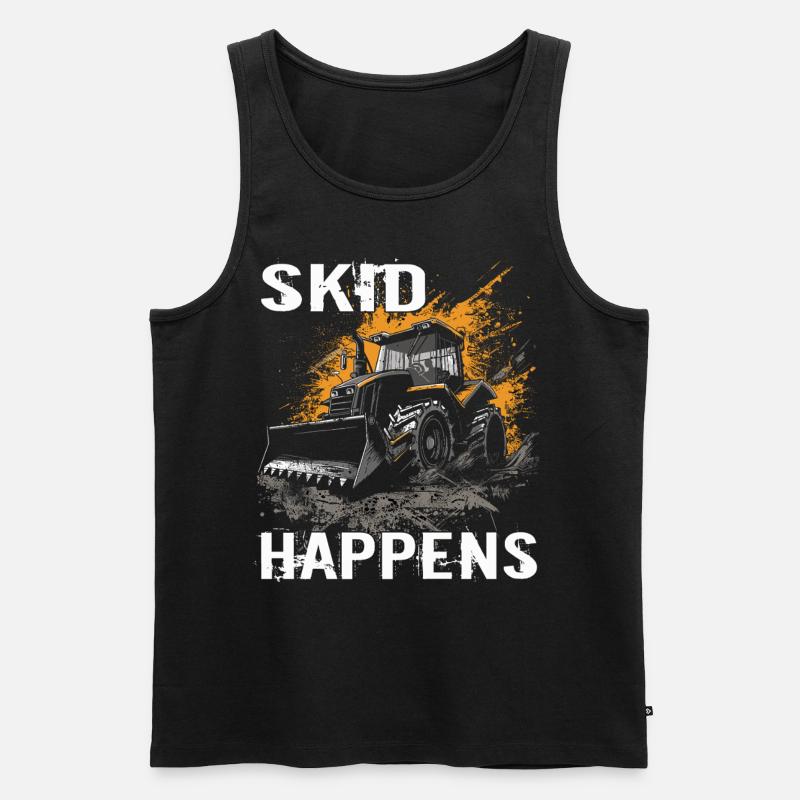 Skid steer loader enthusiasts - Men's Premium Organic Tank Top - black