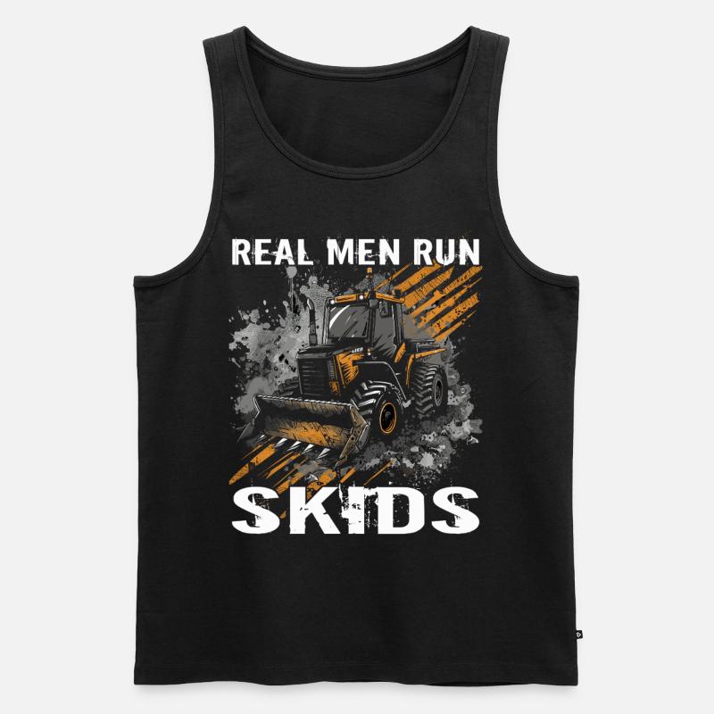 Skid steer loader enthusiasts - Men's Premium Organic Tank Top - black