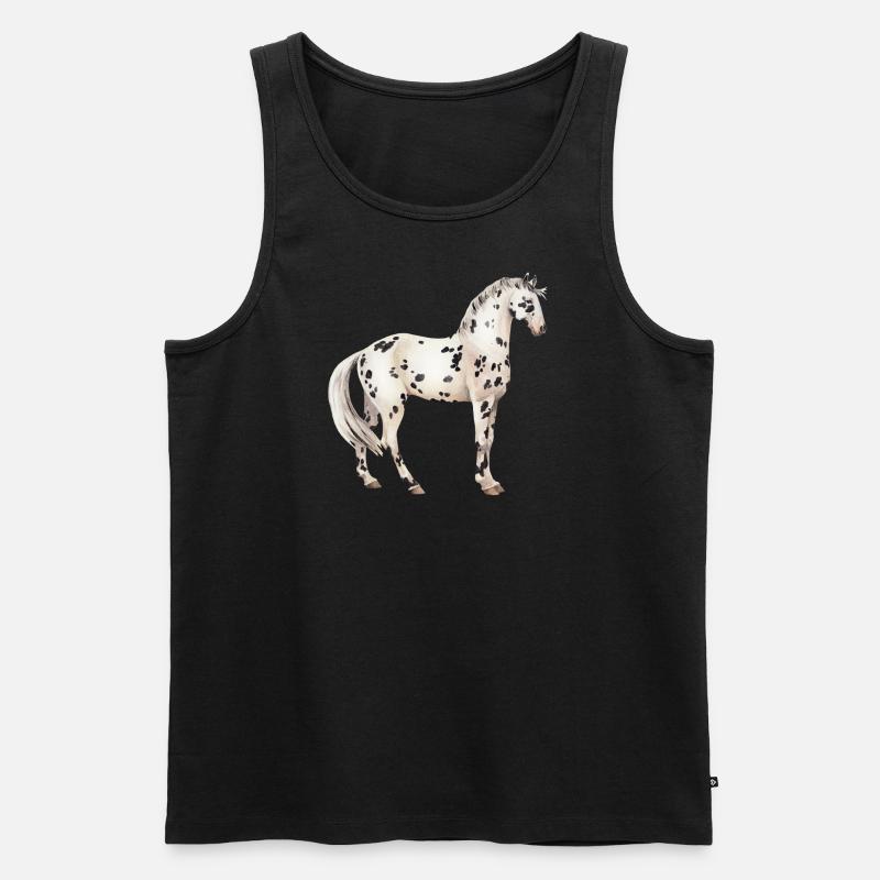 Knabstrupper - Männer Premium Bio Tank Top - Schwarz