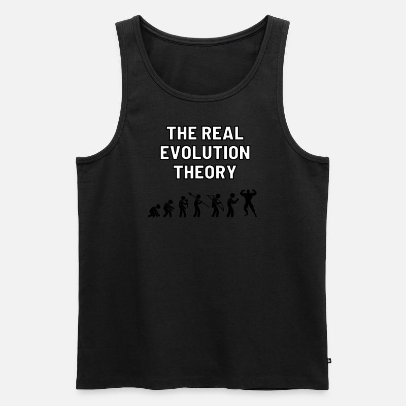 The real evolution theory - Männer Premium Bio Tank Top - undefined