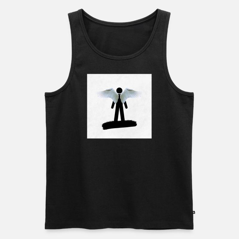Angle 2nd Edition - Männer Premium Bio Tank Top - Schwarz
