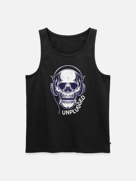 Ausgesteckt - Männer Premium Bio Tank Top - Schwarz