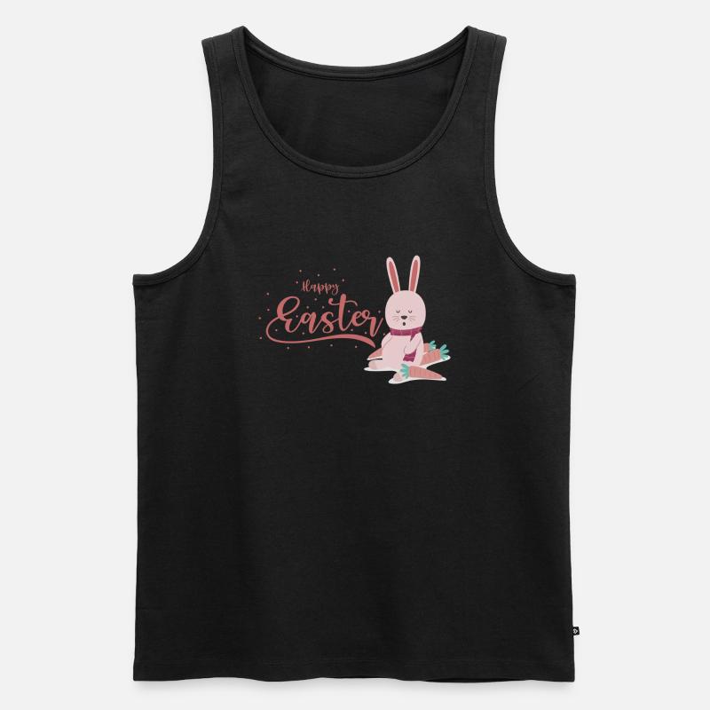 ostern - Männer Premium Bio Tank Top - Schwarz