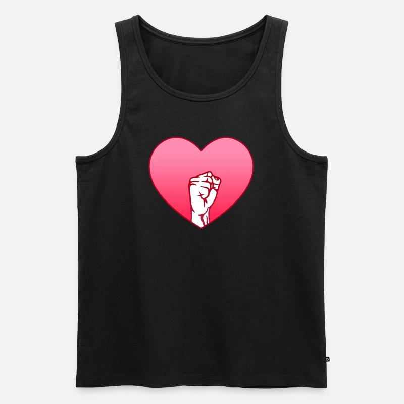 Deep LOFFE - Männer Premium Bio Tank Top - Schwarz