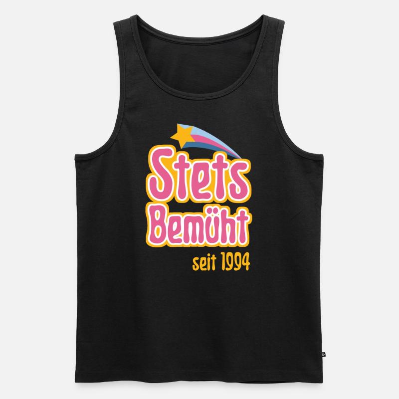 Stets Bemüht seit 1994 - Männer Premium Bio Tank Top - Schwarz
