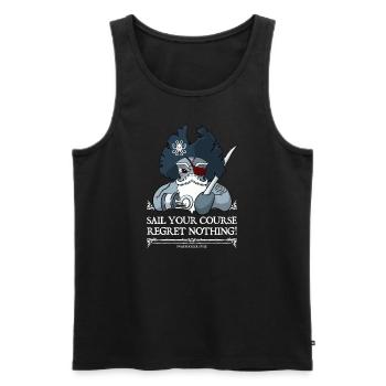 KrakenVeteran Dark Collection - Männer Premium Bio Tank Top - Schwarz - Vorne - AI Model Male 178 light (178cm)