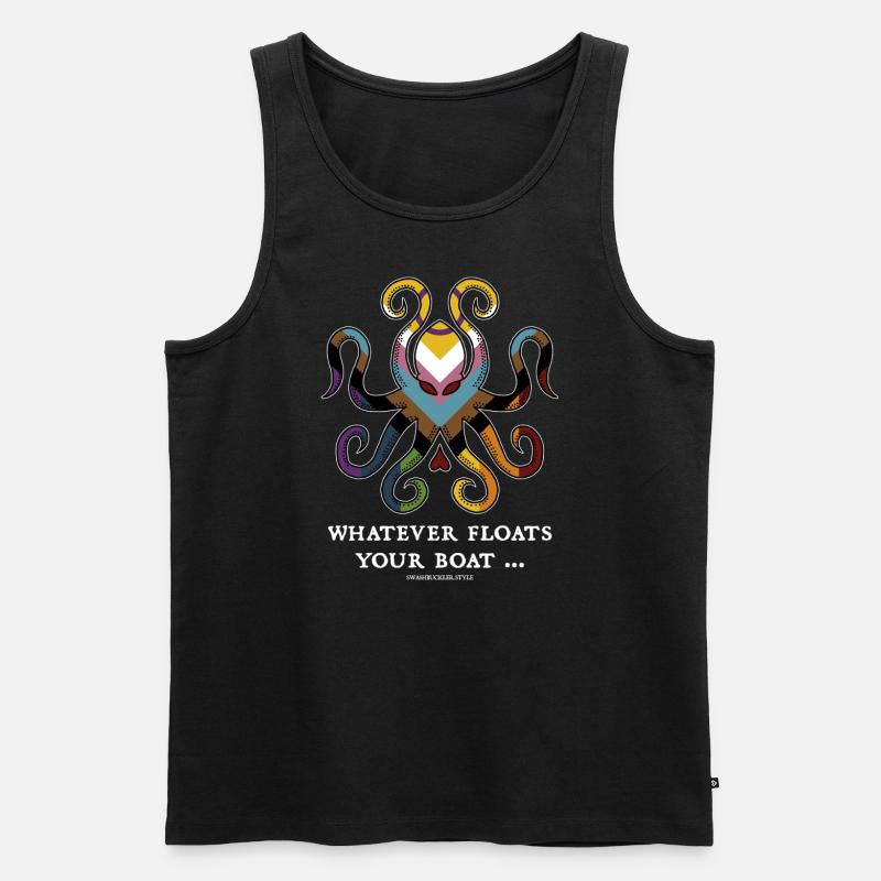 KrakenPride 2025 - Männer Premium Bio Tank Top - Schwarz