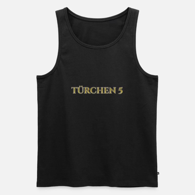 Türchen 5 - Männer Premium Bio Tank Top - Schwarz