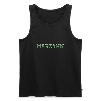 Marzahn Berlin Geschenk - Männer Premium Bio Tank Top - Schwarz - Vorne - Michal (187cm)