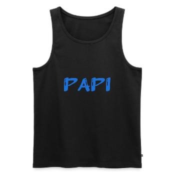 OPA. OPA. VATERTAG. ALLES GUTE ZUM GEBURTSTAG OPA - Männer Premium Bio Tank Top - Schwarz - Vorne - Michal (187cm)