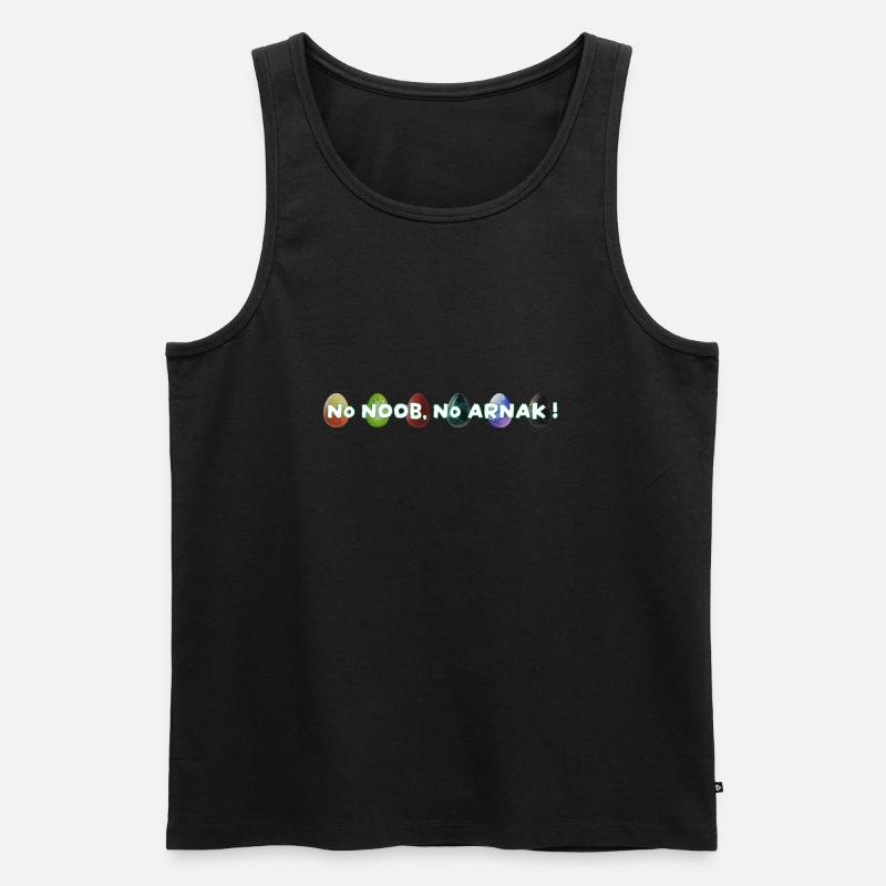 No Noob no arnak! - Männer Premium Bio Tank Top - Schwarz