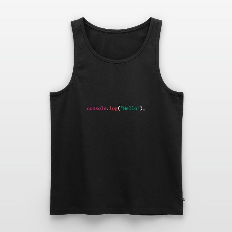 Developer javascript web humor funny Men's Premium Organic Tank Top