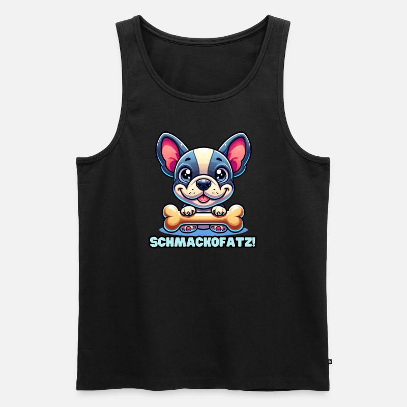 Schmackofatz 2 - Männer Premium Bio Tank Top - Schwarz