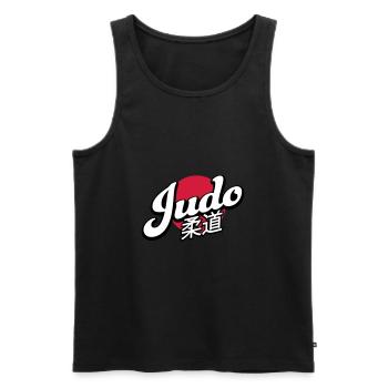 judo - Débardeur bio Premium Homme - noir - Devant - Michal (187cm)
