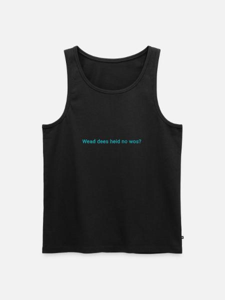 Bavarian sayings - Men's Premium Organic Tank Top - black