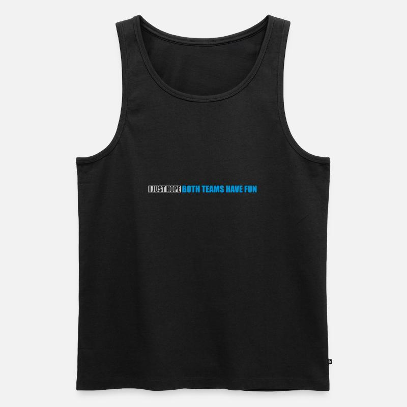 Both Teams Have Fun - Männer Premium Bio Tank Top - Schwarz