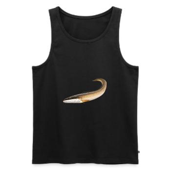 Eel - Men's Premium Organic Tank Top - black - Front - AI Model Male 178 light (178cm)