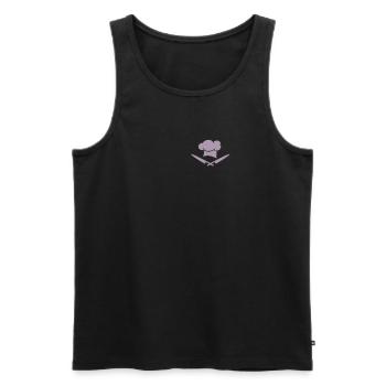 Koch Knife Chef's Hat Pocket Design - Men's Premium Organic Tank Top - black - Front - AI Model Male 178 light (178cm)