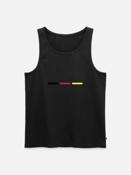 deutschland_2_f3 - Men's Premium Organic Tank Top - black