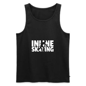 Rollerblades Roller Blades - Men's Premium Organic Tank Top - black - Front - AI Model Male 178 light (178cm)