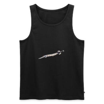 Trumpet - Trumpet - poisson trompette - Männer Premium Bio Tank Top - Schwarz - Vorne - AI Model Male 178 light (178cm)