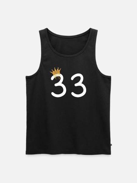 33 - Débardeur bio Premium Homme - noir