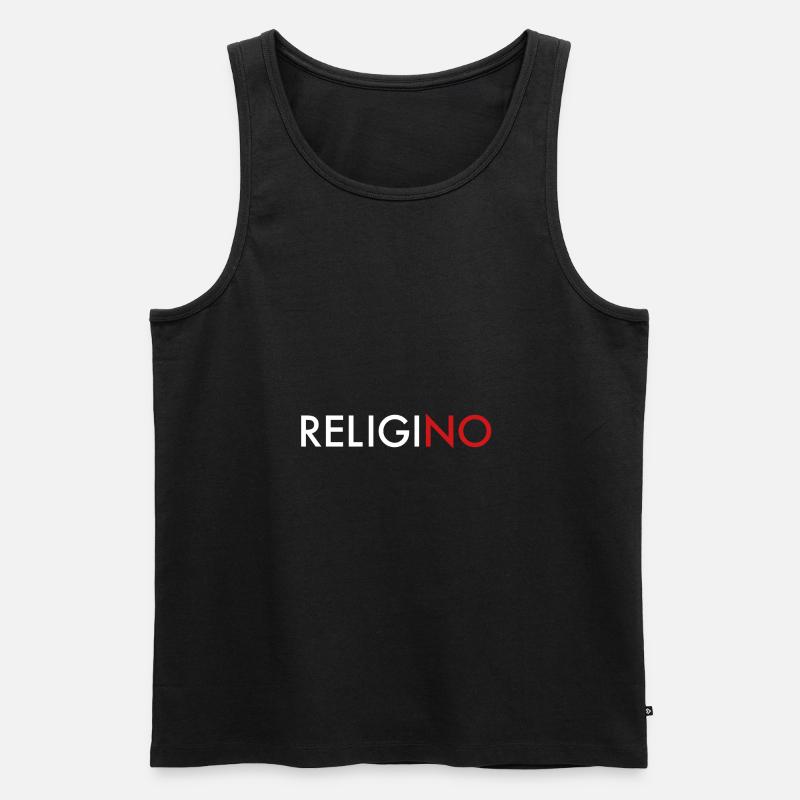 ReligiNO - Männer Premium Bio Tank Top - Schwarz