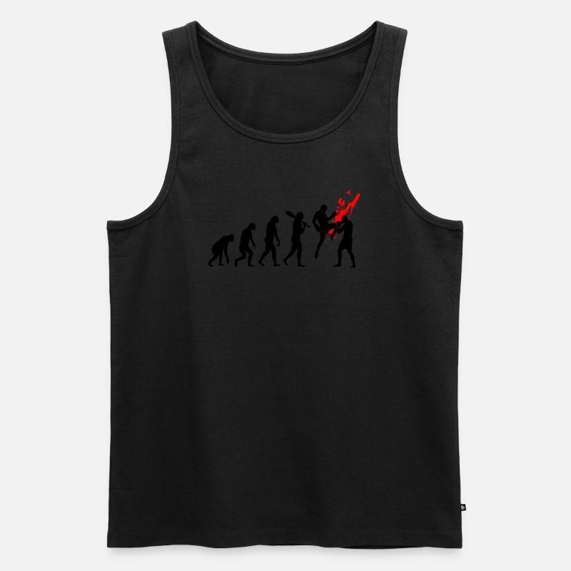 Evolution Kickboxer - Men's Premium Organic Tank Top - undefined