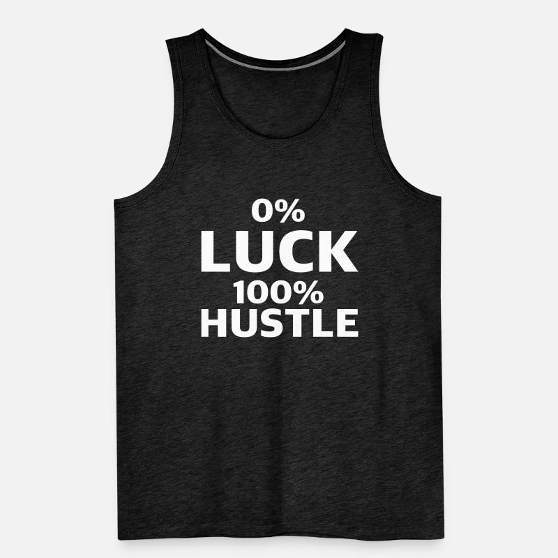 Ce n’est pas une question de chance | Objectif, succès, motivation, concentration Débardeur bio Premium Homme