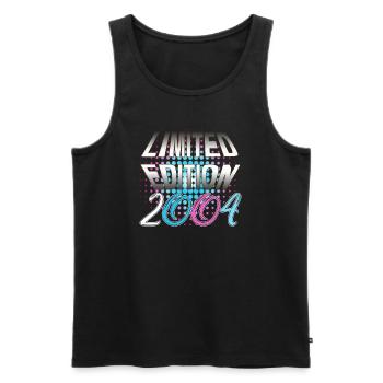 Limited Edition 2004 - Männer Premium Bio Tank Top - Schwarz - Vorne - Michal (187cm)