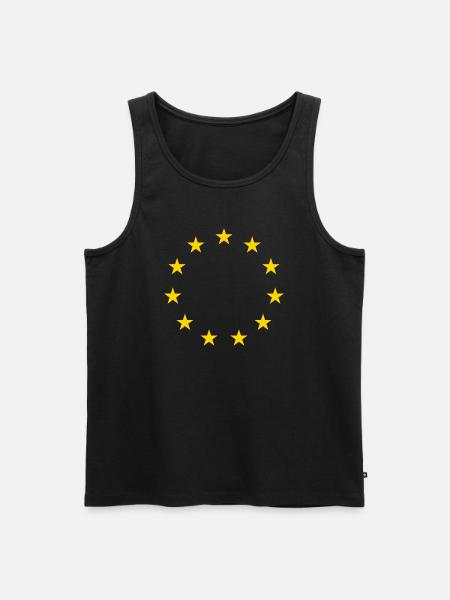 EU-flaget Europa - Herre Premium økologisk tanktop - sort