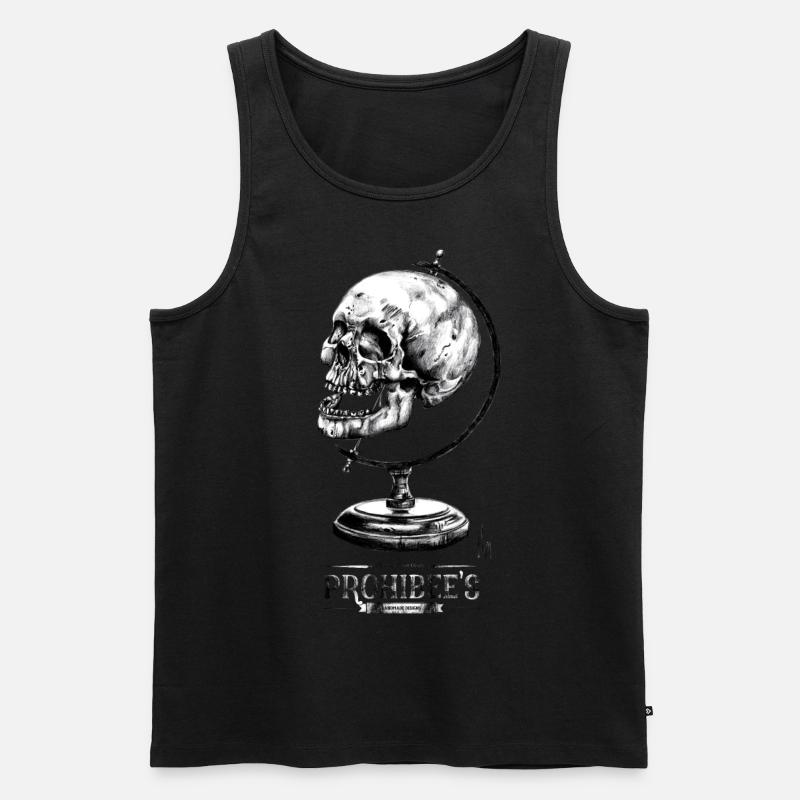 "Bipolar" - Männer Premium Bio Tank Top - Schwarz